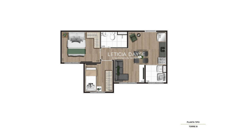 Imagem Apartamento com 2 Quartos à Venda, 37 m² em Cidade Patriarca - São Paulo