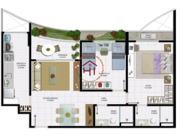 Imagem Apartamento com 2 Quartos à Venda, 70 m² em Vila Laura - Salvador