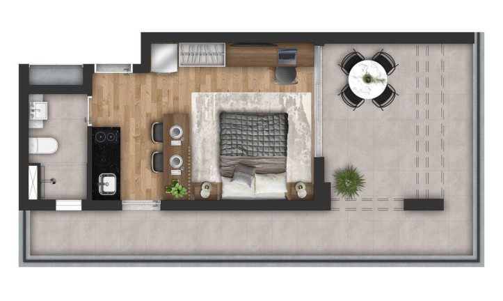 Imagem Apartamento com 1 Quarto à Venda, 36 m² em Jardins - São Paulo