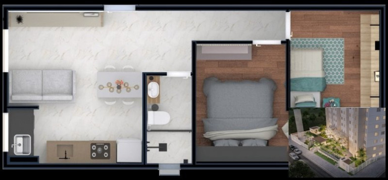 Imagem Apartamento com 2 Quartos à Venda, 42 m² em Cidade Patriarca - São Paulo