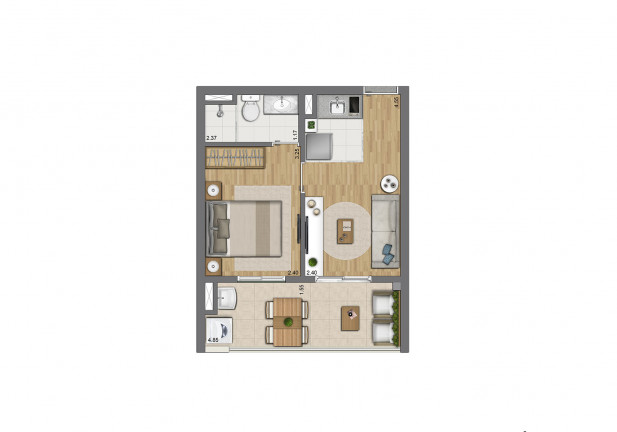 Imagem Apartamento com 2 Quartos à Venda, 55 m² em Mooca - São Paulo