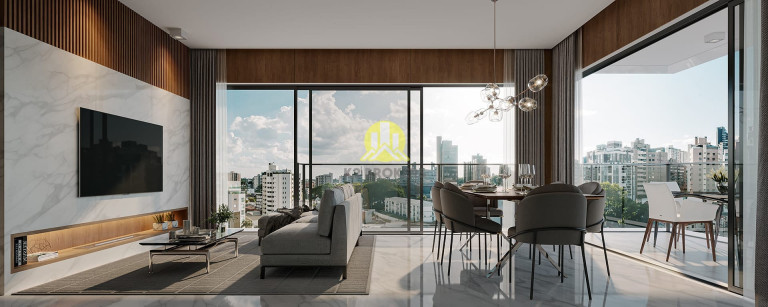 Apartamento com 3 Quartos à Venda, 107 m² em água Verde - Curitiba