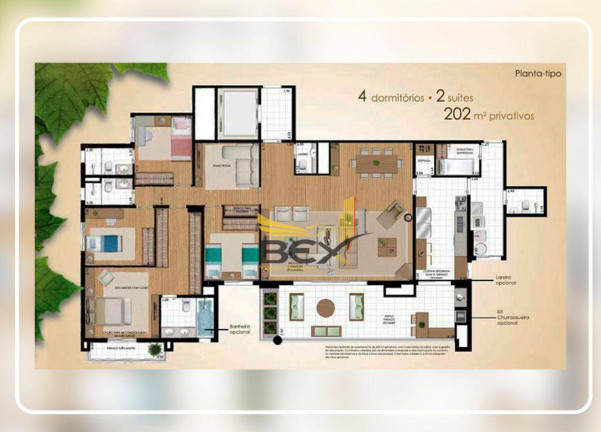 Imagem Apartamento com 4 Quartos à Venda, 202 m² em Centro Empresarial Tamboré - Santana De Parnaíba