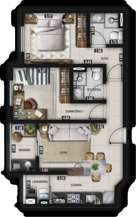 Imagem Apartamento com 3 Quartos à Venda,  em Alvinópolis - Atibaia