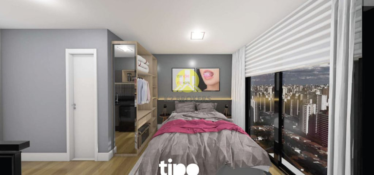 Imagem Studio com 1 Quarto à Venda, 19 m² em Rebouças - Curitiba