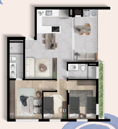 Imagem Apartamento com 3 Quartos à Venda, 92 m² em Juvevê - Curitiba