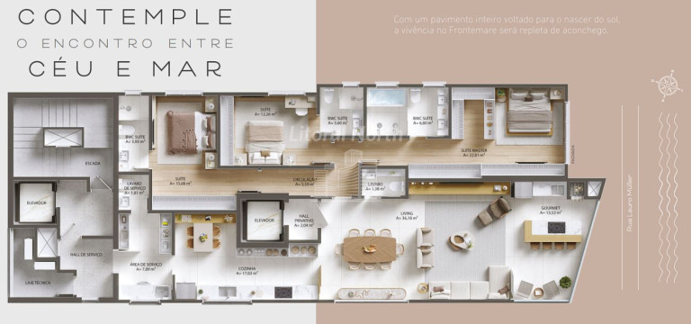 Imagem Apartamento com 3 Quartos à Venda, 175 m² em Fazenda - Itajaí Imagem Apartamento com 3 Quartos à Venda, 175 m² em Fazenda - Itajaí