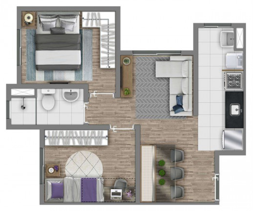 Imagem Apartamento com 2 Quartos à Venda, 41 m² em Cidade Líder - São Paulo