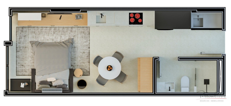 Imagem Apartamento com 1 Quarto à Venda, 83 m² em Trindade - Florianópolis Imagem Apartamento com 1 Quarto à Venda, 83 m² em Trindade - Florianópolis