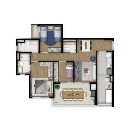Imagem Apartamento com 3 Quartos à Venda, 88 m² em Vila Leopoldina - São Paulo Imagem Apartamento com 3 Quartos à Venda, 88 m² em Vila Leopoldina - São Paulo