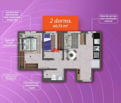 Imagem Apartamento com 2 Quartos à Venda, 40 m² em Vila Itapegica - Guarulhos Imagem Apartamento com 2 Quartos à Venda, 40 m² em Vila Itapegica - Guarulhos