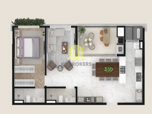Imagem Apartamento com 2 Quartos à Venda, 80 m² em Alto Da Glória - Curitiba Imagem Apartamento com 2 Quartos à Venda, 80 m² em Alto Da Glória - Curitiba