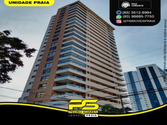 Foto do imóvel Apartamento com 3 Quartos à Venda, 124 m² em Manaíra - João Pessoa