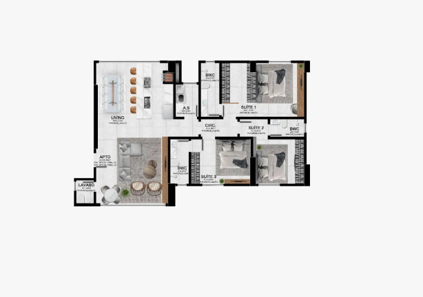 Imagem Apartamento com 3 Quartos à Venda, 141 m² em Centro - Balneário Camboriú