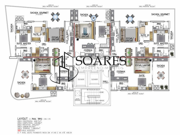 Imagem Apartamento com 2 Quartos à Venda, 90 m² em Batista Campos - Belém
