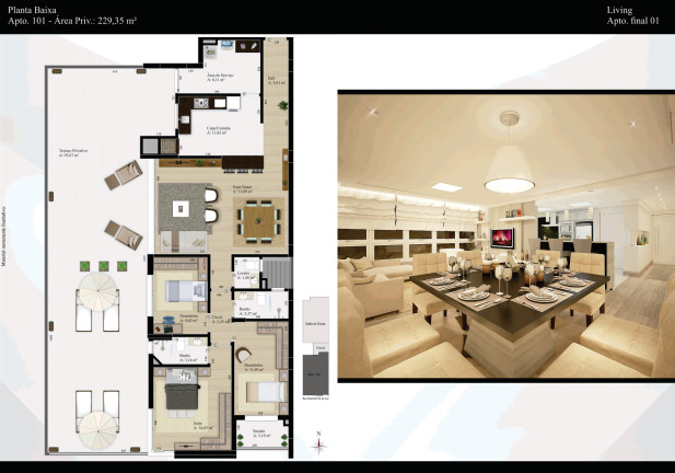 Imagem Apartamento com 2 Quartos à Venda, 229 m² em Interlagos - Caxias Do Sul