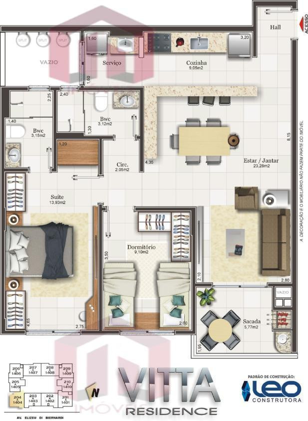 Imagem Imóvel com 2 Quartos à Venda, 78 m² Imagem Imóvel com 2 Quartos à Venda, 78 m²