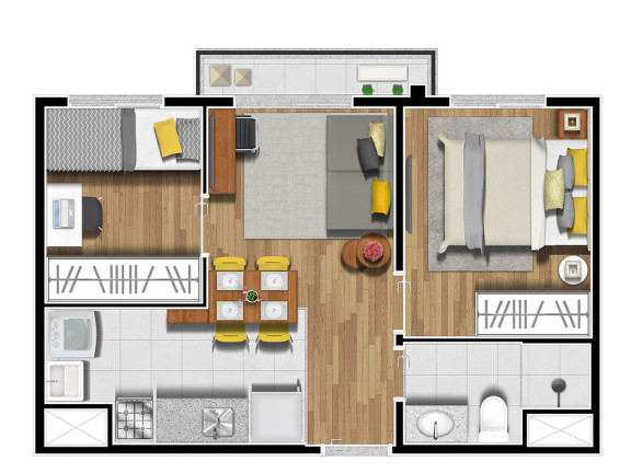 Imagem Apartamento com 2 Quartos à Venda, 35 m² em Jardim Avelino - São Paulo