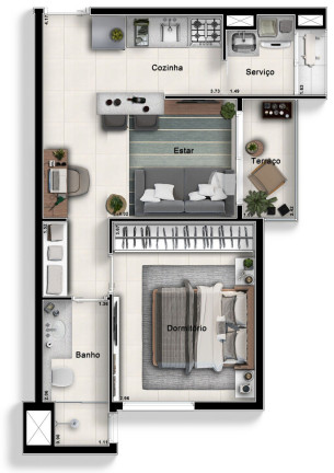 Imagem Apartamento com 1 Quarto à Venda, 45 m² em Vila Olímpia - São Paulo Imagem Apartamento com 1 Quarto à Venda, 45 m² em Vila Olímpia - São Paulo