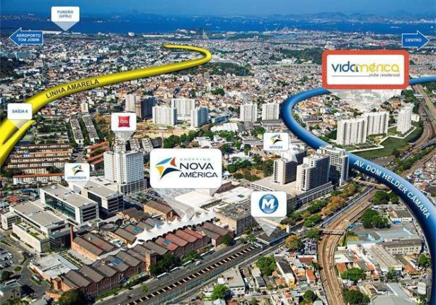 Imagem Apartamento com 2 Quartos à Venda, 56 m² em Del Castilho - Rio De Janeiro