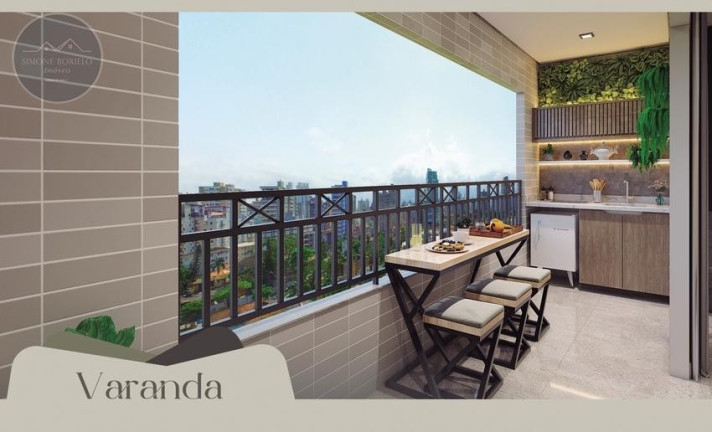 Imagem Apartamento com 2 Quartos à Venda, 87 m² em Canto Do Forte - Praia Grande