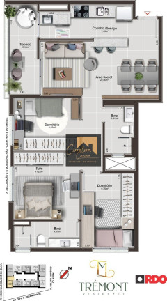 Imagem Apartamento com 3 Quartos à Venda,  em Floresta - São José