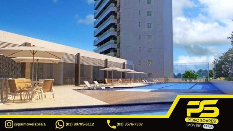 Imagem Apartamento com 3 Quartos à Venda, 127 m² em Altiplano Cabo Branco - João Pessoa