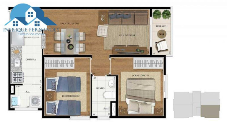 Imagem Apartamento com 2 Quartos à Venda, 50 m² em Tatuapé - São Paulo Imagem Apartamento com 2 Quartos à Venda, 50 m² em Tatuapé - São Paulo