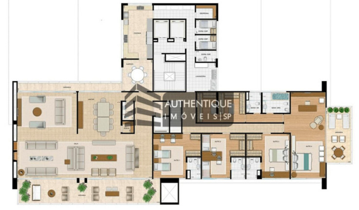 Imagem Apartamento com 3 Quartos à Venda, 320 m² em Perdizes - São Paulo Imagem Apartamento com 3 Quartos à Venda, 320 m² em Perdizes - São Paulo