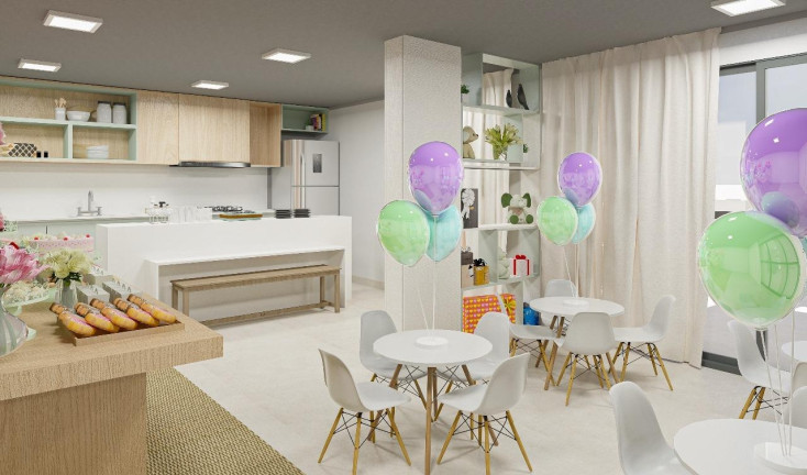 Imagem Apartamento com 2 Quartos à Venda, 52 m² em Pinhais - Pinhais