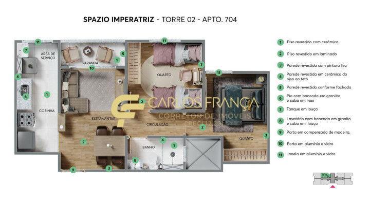 Imagem Apartamento com 2 Quartos à Venda, 41 m² em Paralela - Salvador Imagem Apartamento com 2 Quartos à Venda, 41 m² em Paralela - Salvador