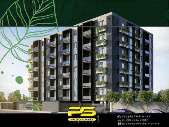 Apartamento com 2 Quartos à Venda, 50 m² em Jardim Cidade Universitária - João Pessoa