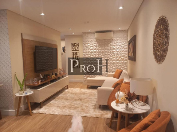 Apartamento com 3 Quartos à Venda, 96 m² em Vila Scarpelli - Santo André