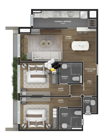 Imagem Apartamento com 2 Quartos à Venda, 80 m² em Floresta - Gramado Imagem Apartamento com 2 Quartos à Venda, 80 m² em Floresta - Gramado