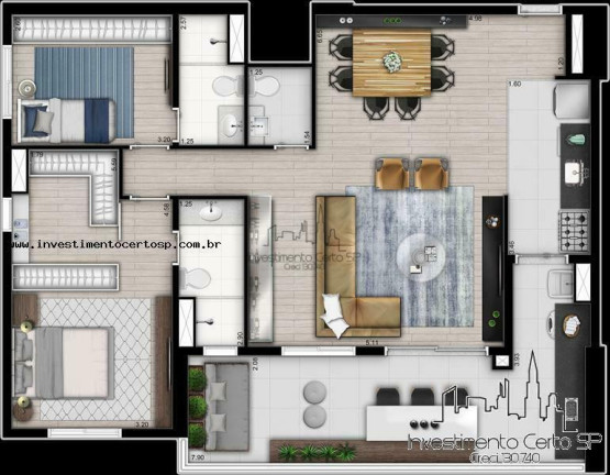 Imagem Apartamento com 3 Quartos à Venda, 105 m² em Tatuapé - São Paulo Imagem Apartamento com 3 Quartos à Venda, 105 m² em Tatuapé - São Paulo