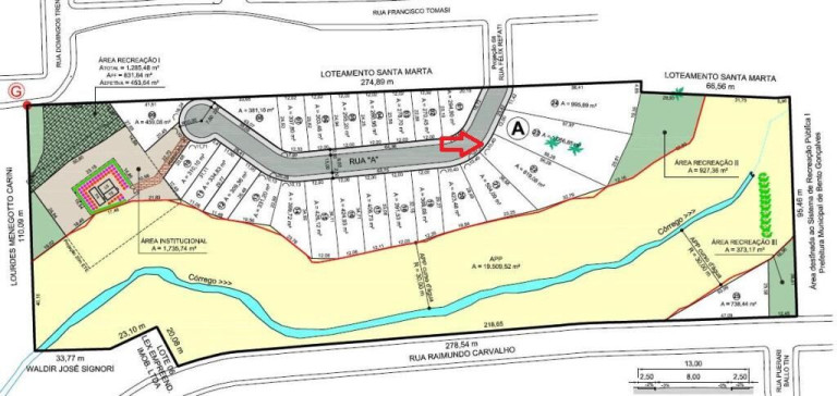 Imagem Terreno à Venda, 819 m² em Santa Marta - Bento Gonçalves Imagem Terreno à Venda, 819 m² em Santa Marta - Bento Gonçalves