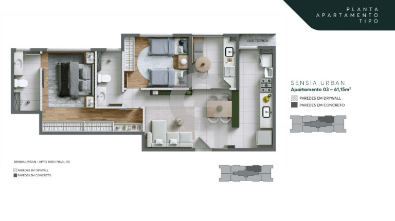Imagem Apartamento com 2 Quartos à Venda, 61 m² em Stiep - Salvador Imagem Apartamento com 2 Quartos à Venda, 61 m² em Stiep - Salvador