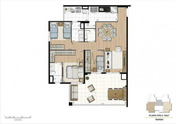 Imagem Apartamento com 3 Quartos à Venda, 102 m² em Parque São Jorge - São Paulo Imagem Apartamento com 3 Quartos à Venda, 102 m² em Parque São Jorge - São Paulo
