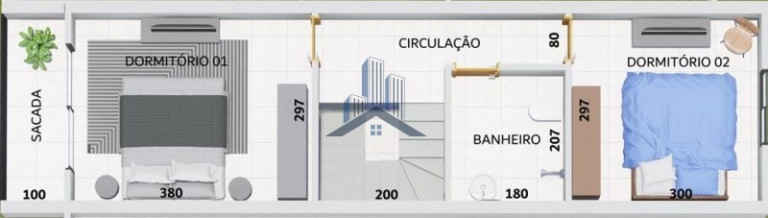 Imagem Sobrado com 2 Quartos à Venda, 78 m² em Costa E Silva - Joinville
