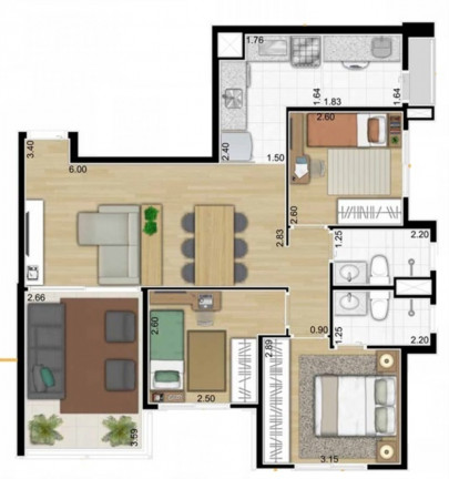 Imagem Imóvel com 3 Quartos à Venda, 76 m² em Saúde - São Paulo Imagem Imóvel com 3 Quartos à Venda, 76 m² em Saúde - São Paulo
