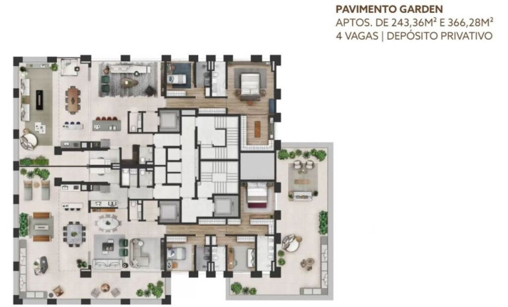 Imagem Apartamento com 3 Quartos à Venda, 366 m² em Vila Nova Conceição - São Paulo Imagem Apartamento com 3 Quartos à Venda, 366 m² em Vila Nova Conceição - São Paulo
