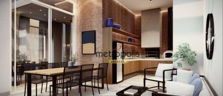 Imagem Cobertura com 3 Quartos à Venda, 176 m² em Vila Valparaíso - Santo André