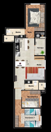 Imagem Apartamento com 2 Quartos à Venda, 41 m² em Vila Ré - São Paulo Imagem Apartamento com 2 Quartos à Venda, 41 m² em Vila Ré - São Paulo