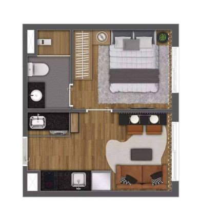Imagem Apartamento com 1 Quarto à Venda, 24 m² em Pinheiros - São Paulo Imagem Apartamento com 1 Quarto à Venda, 24 m² em Pinheiros - São Paulo