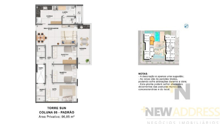 Imagem Apartamento com 3 Quartos à Venda, 96 m² em Praia De Itaparica - Vila Velha Imagem Apartamento com 3 Quartos à Venda, 96 m² em Praia De Itaparica - Vila Velha