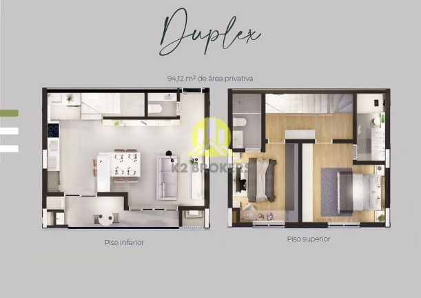 Imagem Apartamento com 2 Quartos à Venda, 94 m² em Estância Pinhais - Pinhais