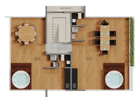 Imagem Apartamento com 3 Quartos à Venda, 61 m² em Bancários - João Pessoa Imagem Apartamento com 3 Quartos à Venda, 61 m² em Bancários - João Pessoa
