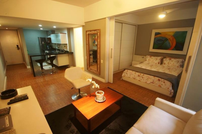 Imagem Imóvel com 1 Quarto para Temporada, 45 m² em Copacabana - Rio De Janeiro