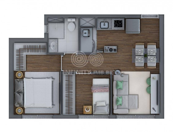 Imagem Apartamento com 2 Quartos à Venda, 37 m² em Belém - São Paulo