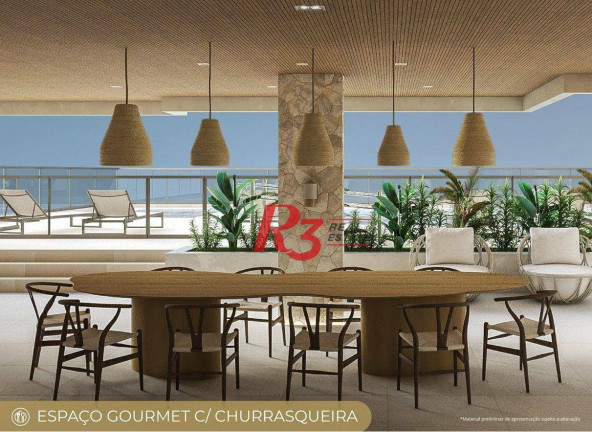 Imagem Apartamento com 3 Quartos à Venda, 89 m² em Marapé - Santos